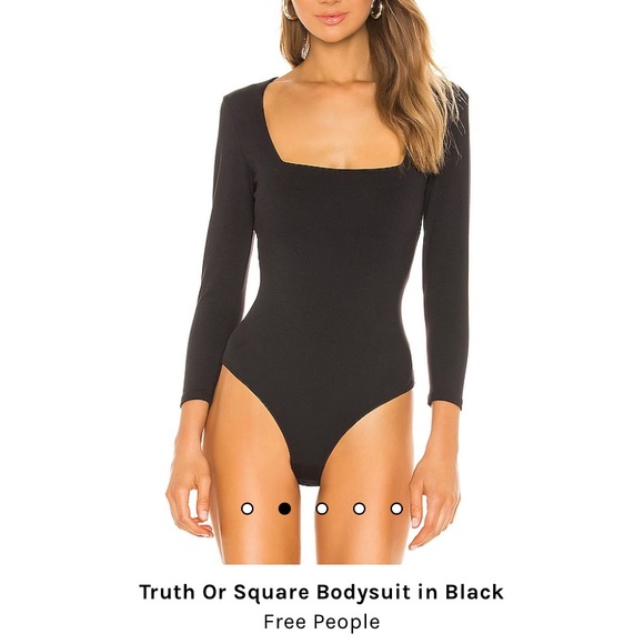 Free People Tops - Brand new Truth Or Square Bodysuit in Black
Free People size M